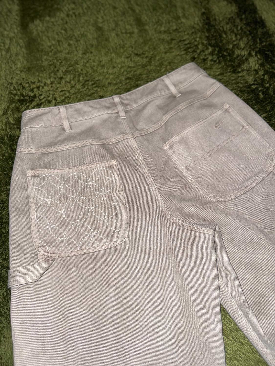 [L] 나이키 라이프 스파이더 웹 사시코 커스텀 카펜터 팬츠 상품이미지8