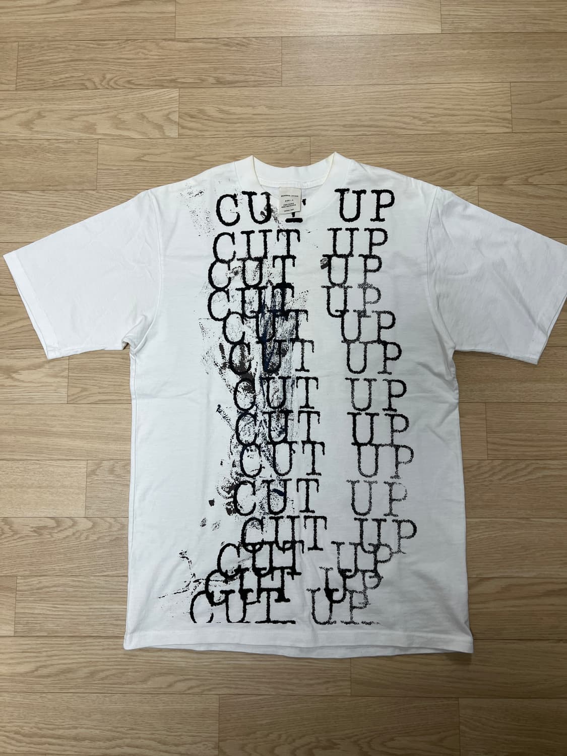 Number nine cut up t shirt 상품이미지1