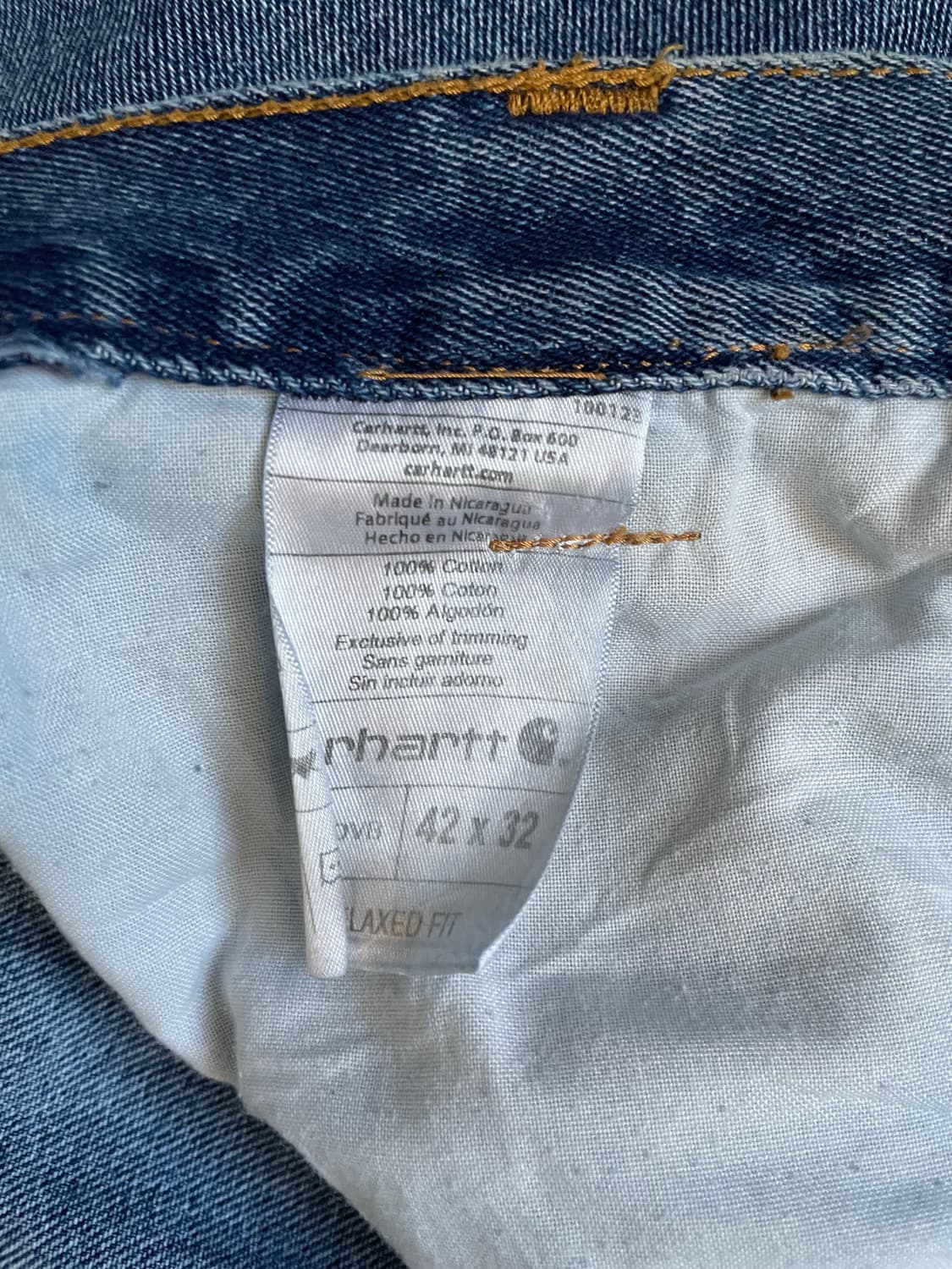 빈티지 칼하트 카펜터 데님 상품이미지6