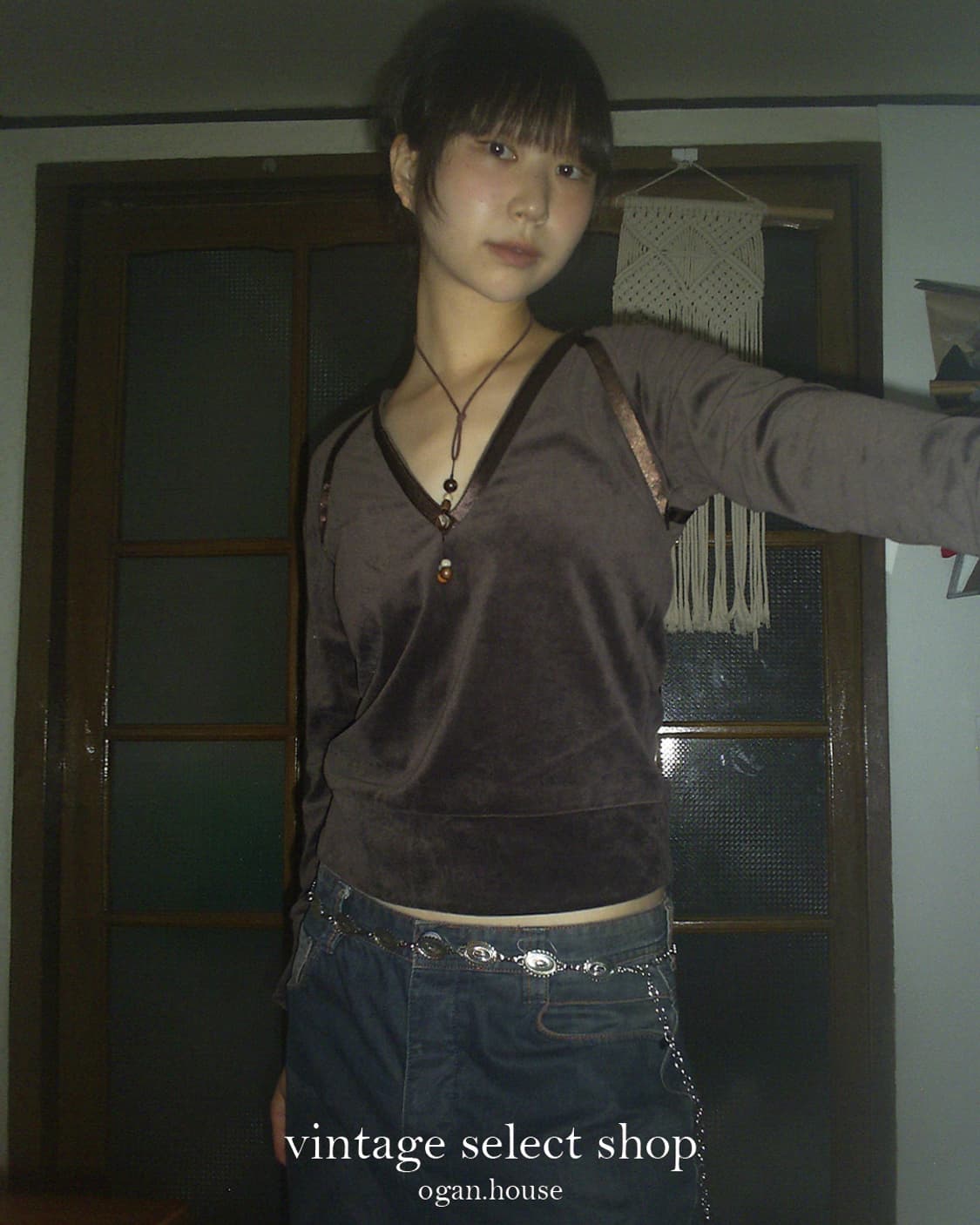 vintage velvet top[Adidas] 상품이미지4