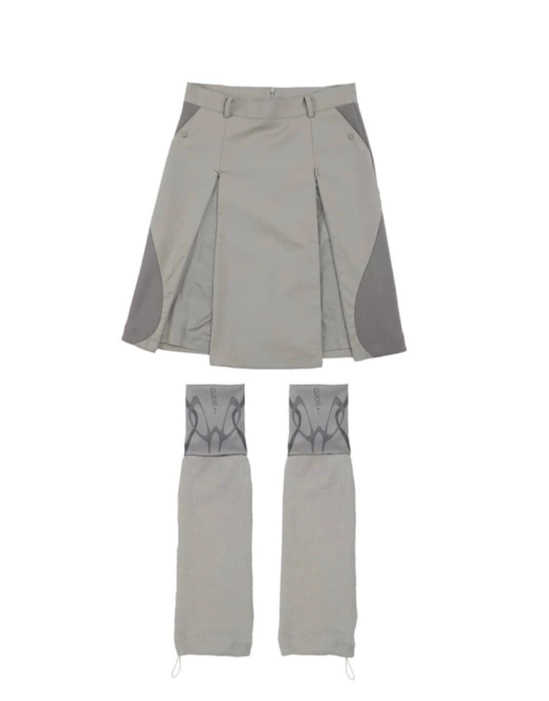 오호스 레그워머 미디스커트 상품이미지1