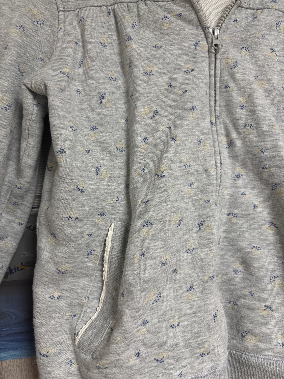 EASTBOY 이스트보이 빈티지 모리걸 잔꽃 후드집업 상품이미지3