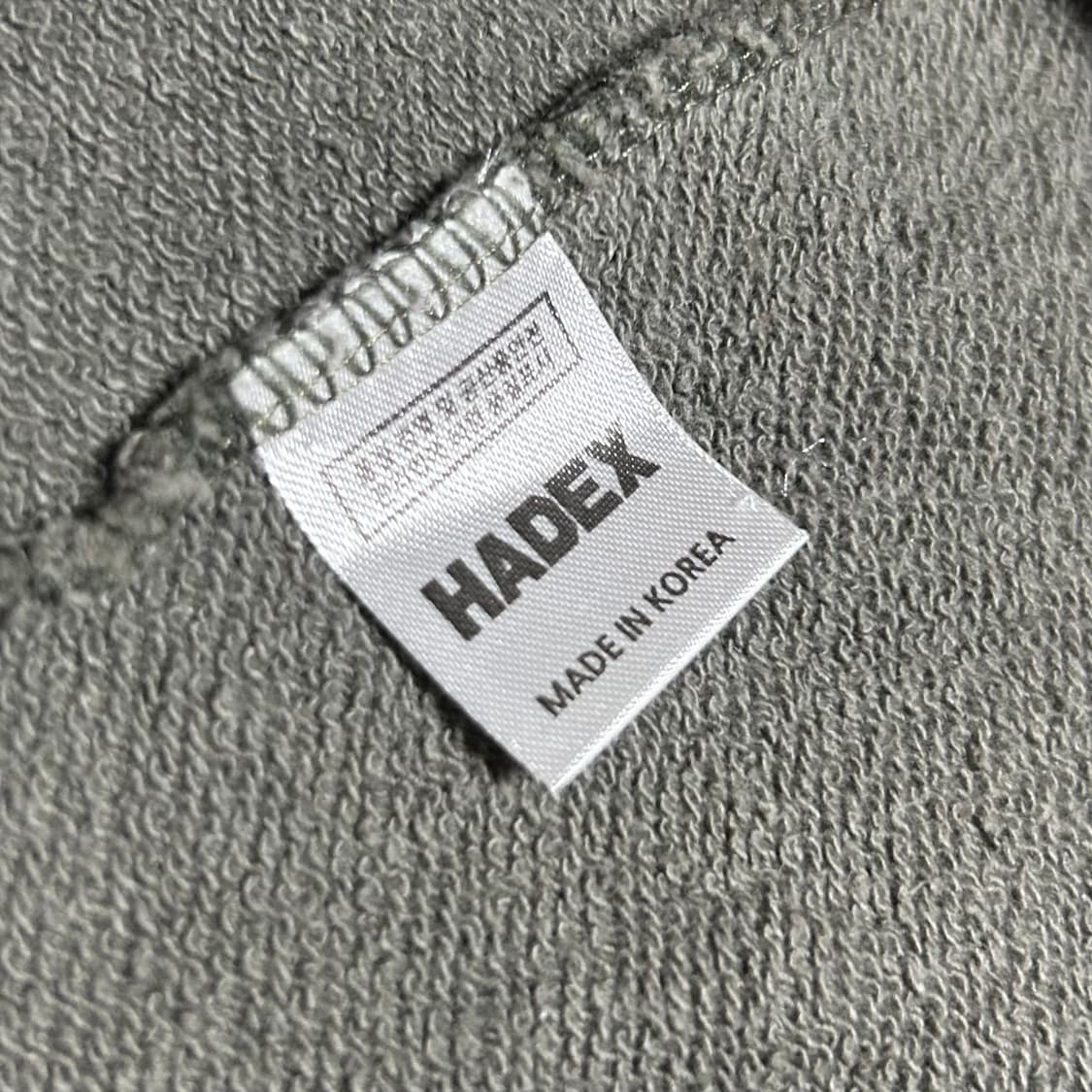 [XL] Hadex 카키 오버핏 후드티 상품이미지4