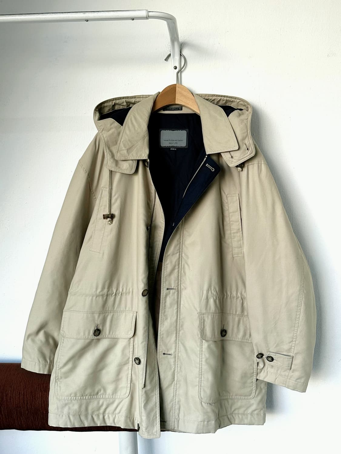 High count poly padded mil parka 상품이미지1