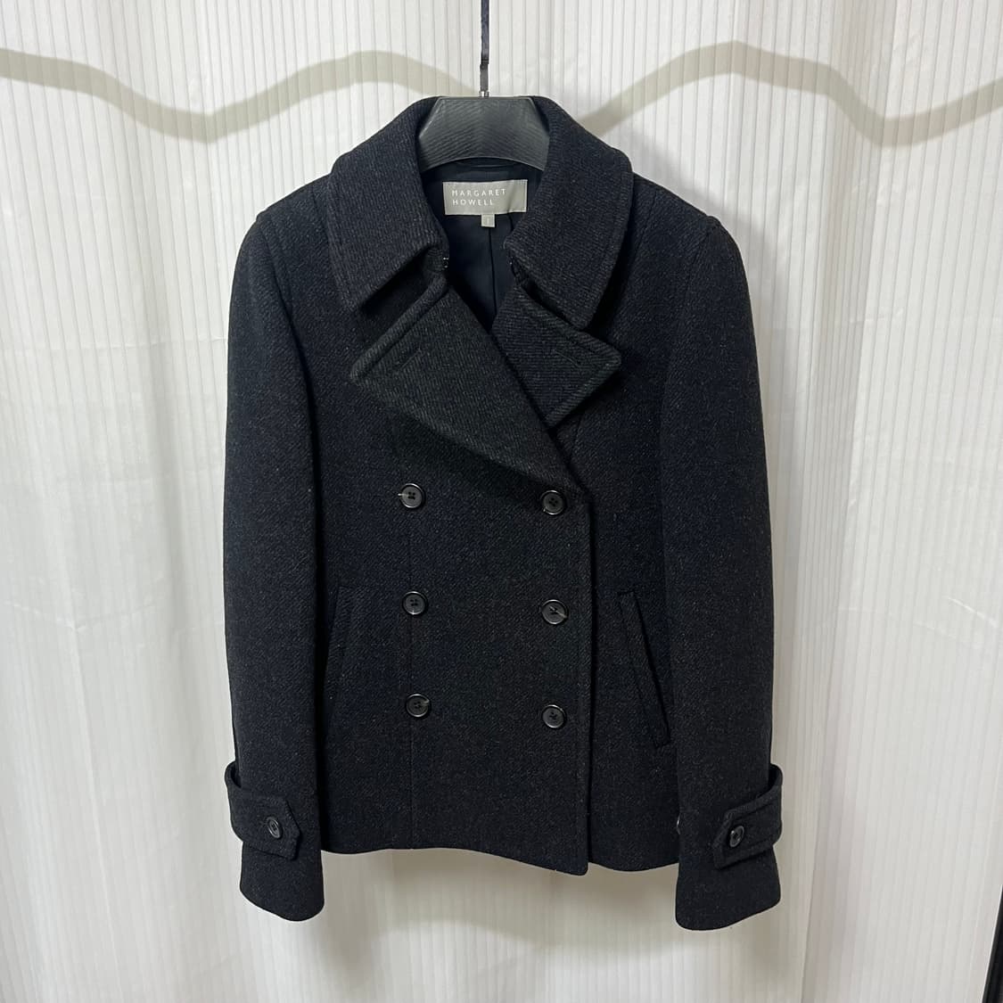 [1] 마가렛호웰 캐시미어 혼방 울 피코트 상품이미지2