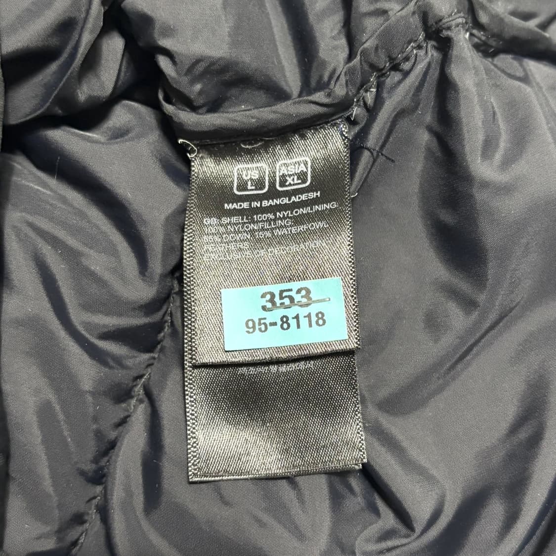 노스페이스 1996 눕시 다운700 블랙패딩 상품이미지5