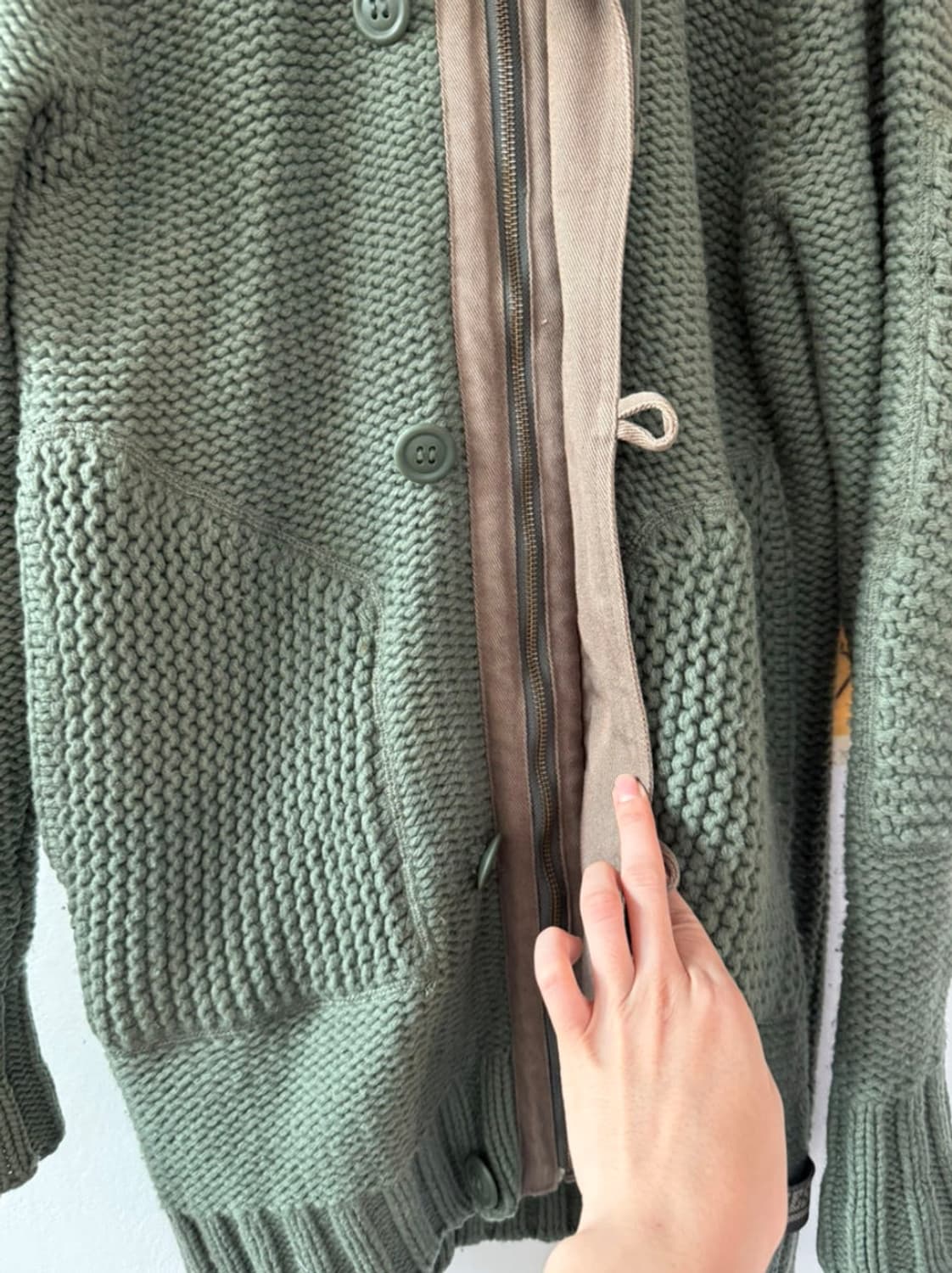 Diesel wool knit hoody zipup 상품이미지9