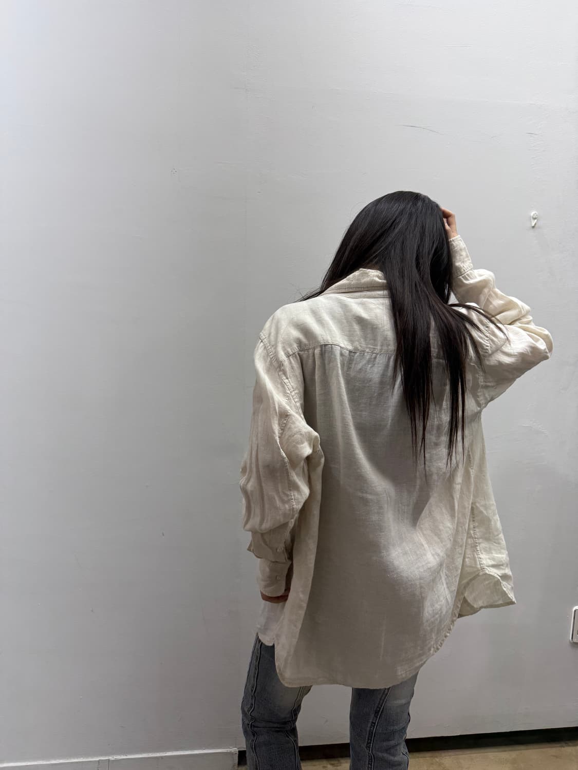꼼데가르송 간류 리넨 오버핏 블레이저 상품이미지4