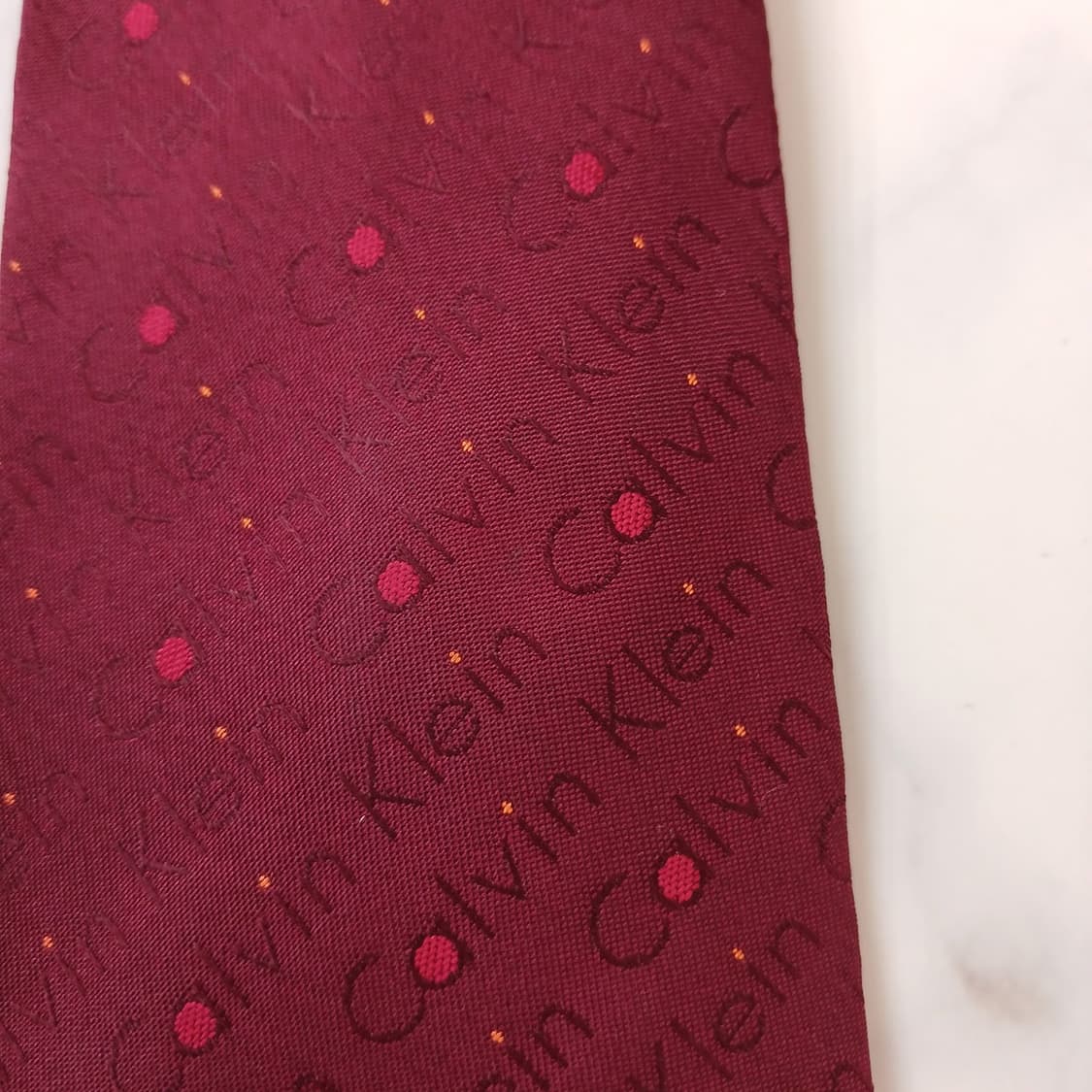 켈빈클라인 컬렉션 로고 자카드 넥타이 9cm B등급 A19021 상품이미지7