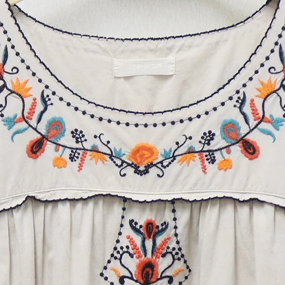 JEANASIS 모리룩 플라워 자수 원피스 66078 상품이미지5