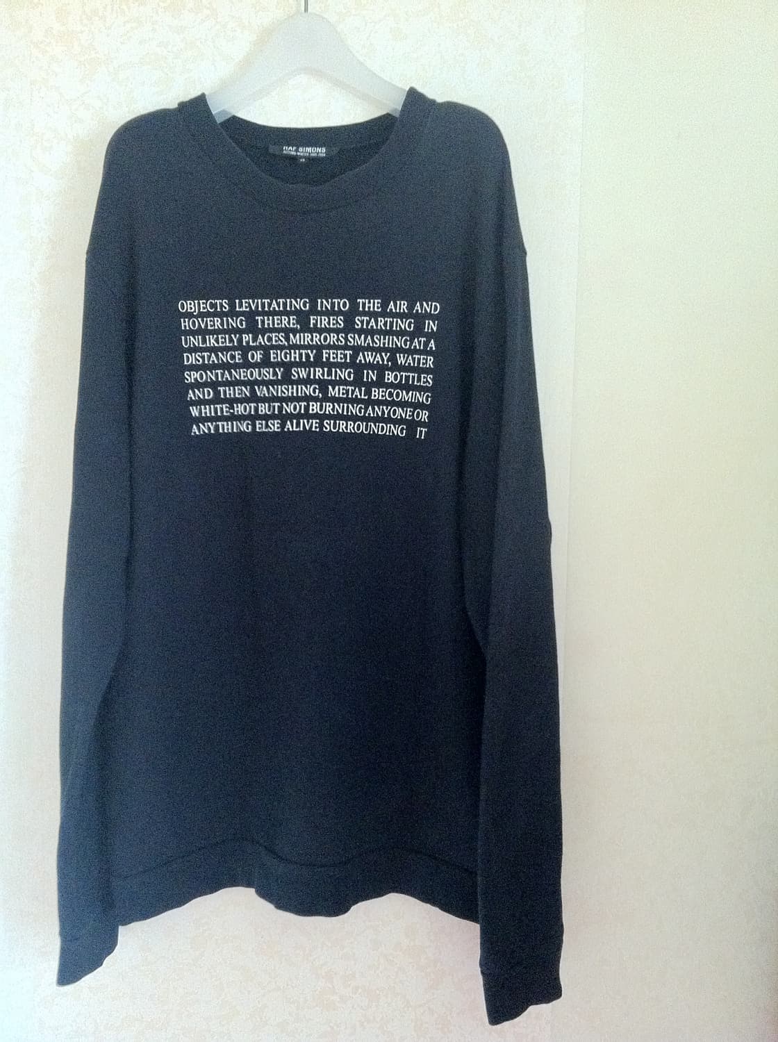 raf simons 라프시몬스 2005년 아키이브 스웨트셔츠 상품이미지1