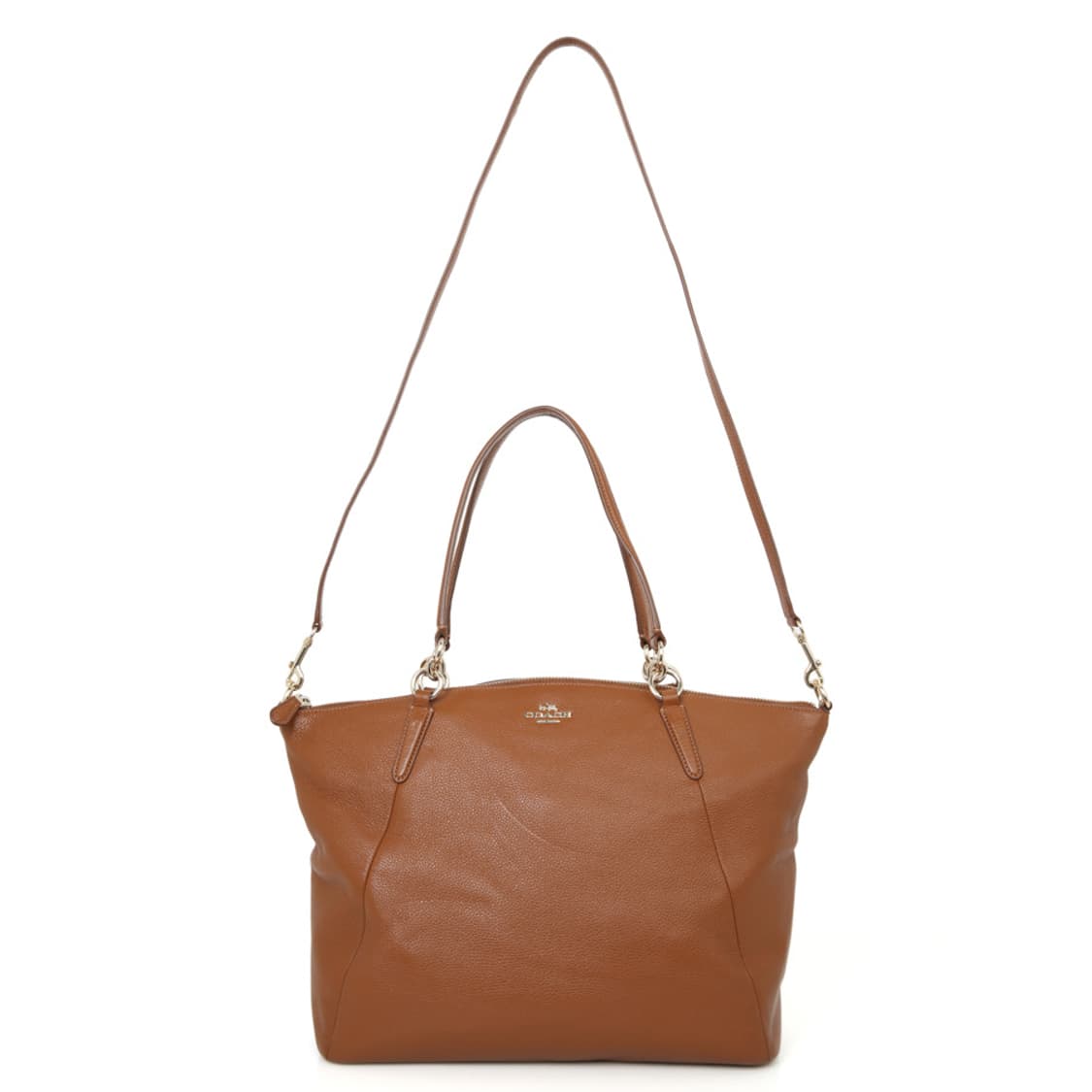 코치 켈시 사첼 인 브라운 레더 숄더백 F36591 상품이미지6