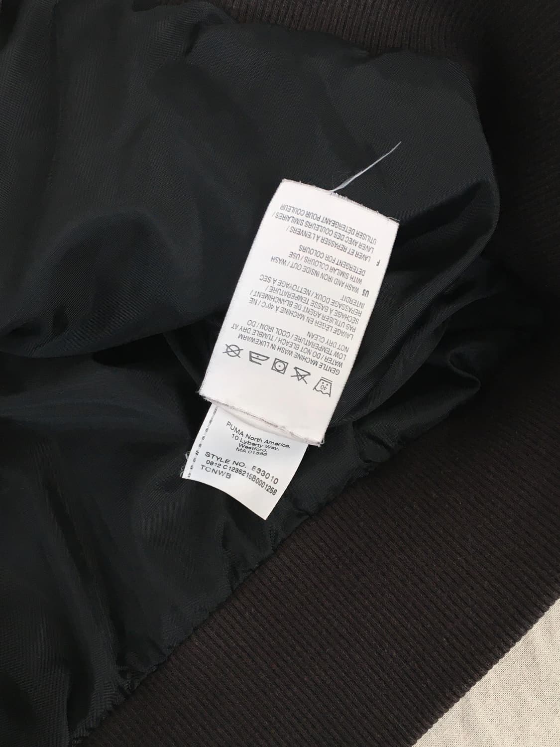 퓨마 배색라인 패딩 후드자켓 상품이미지6