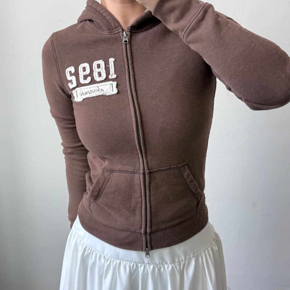 [XL] 아베크롬비 브라운 후드집업 상품이미지2