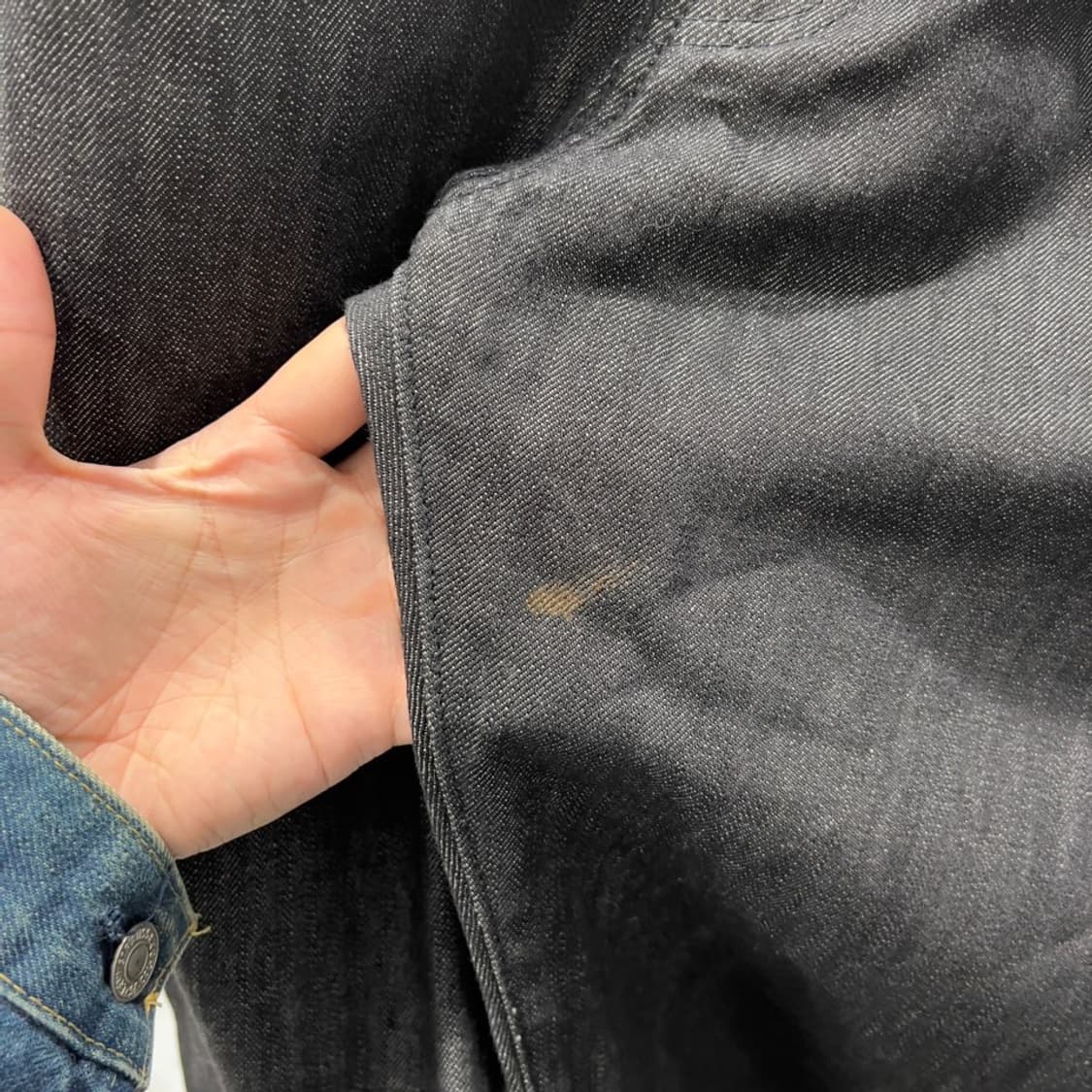 리바이스 505 흑청 데님팬츠 상품이미지9