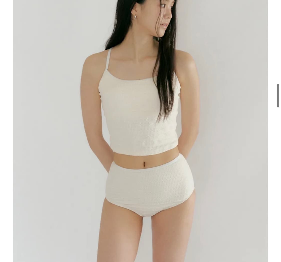 링서울 레이스 스윔세트 크림 s 상품이미지6