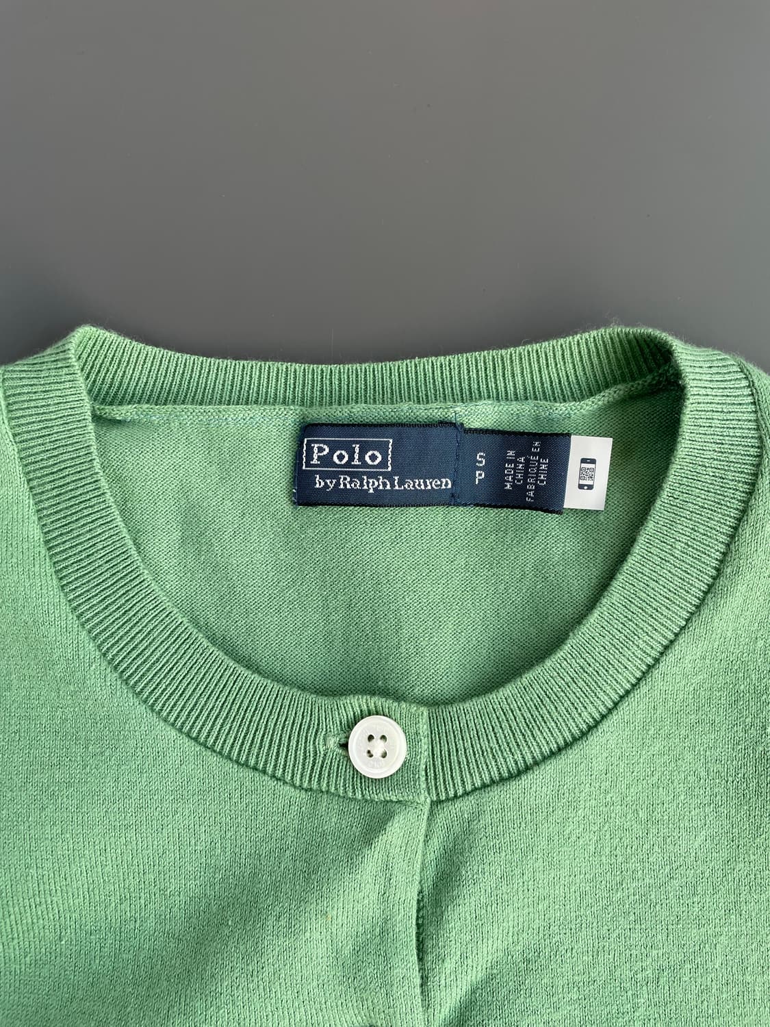 [S] 폴로 랄프로렌 자수로고 여성 코튼 블렌드 가디건 신형 QR 상품이미지9