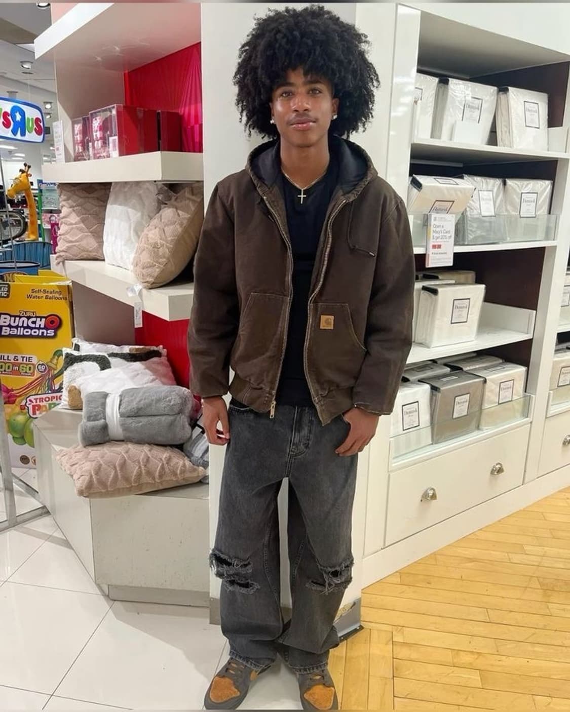 칼하트 J130 다크브라운 덕 액티브 워크자켓 상품이미지4