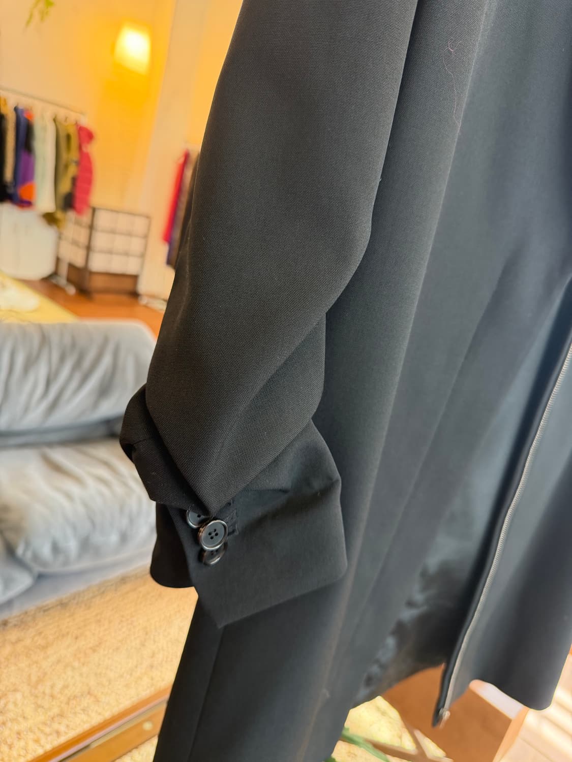 띠어리 드레이핑 집업 울 자켓  상품이미지3