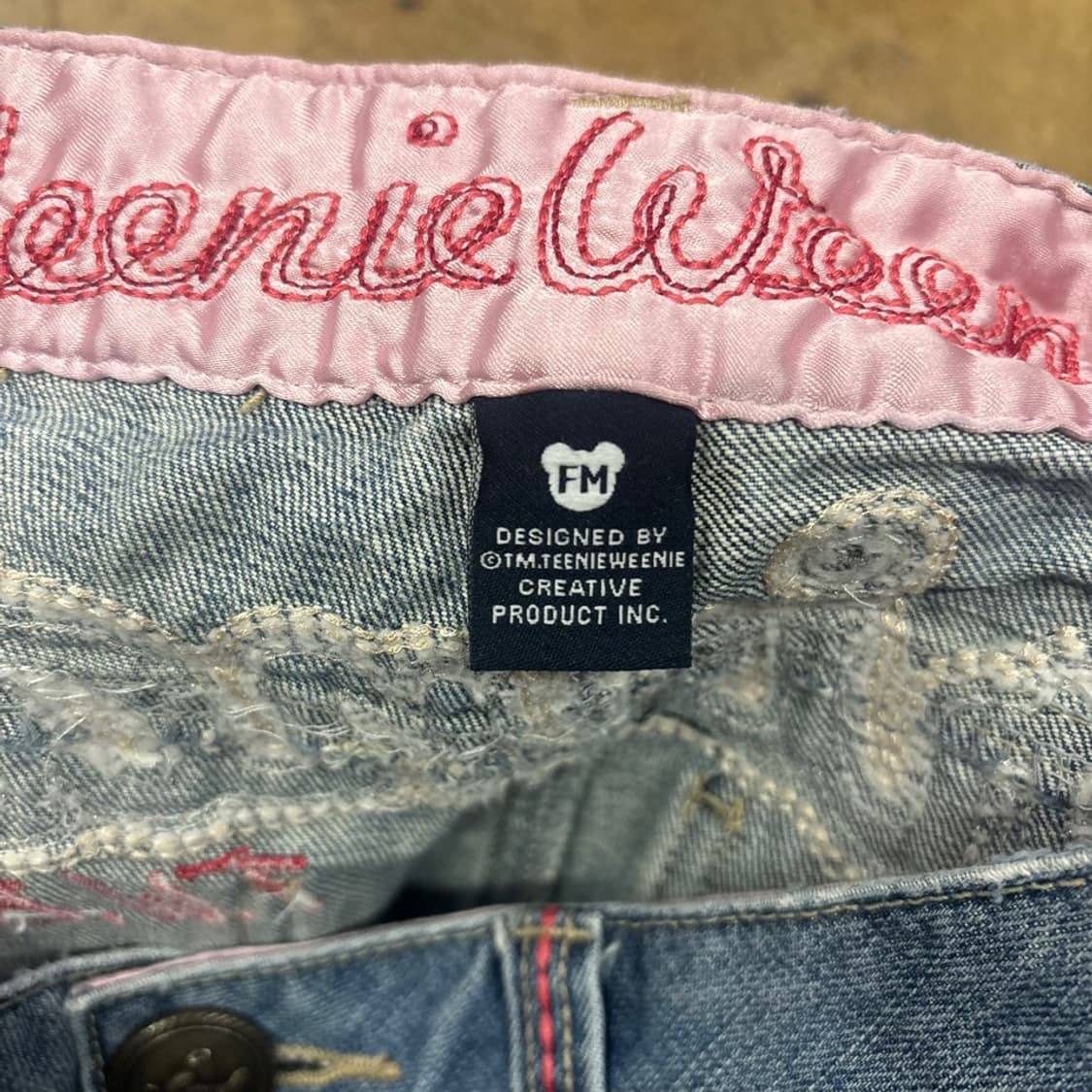 [정품] 티니위니 데님 청바지 귀여운 패치 장식 상품이미지4