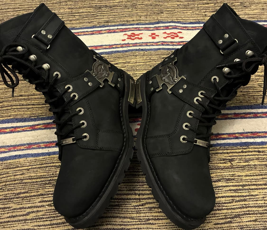 (290~295)할리데이비슨 찰스 모터사이클 지퍼 부츠 워커 상품이미지7