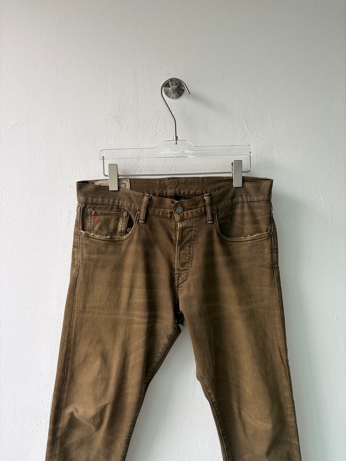 폴로 베이지 워싱 진  상품이미지2