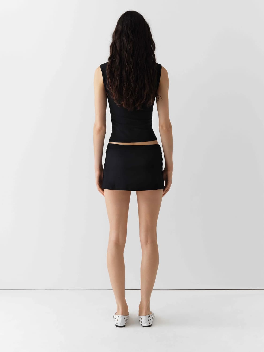 [S] 기마구아스 Carolina 미니 스커트 블랙 상품이미지7