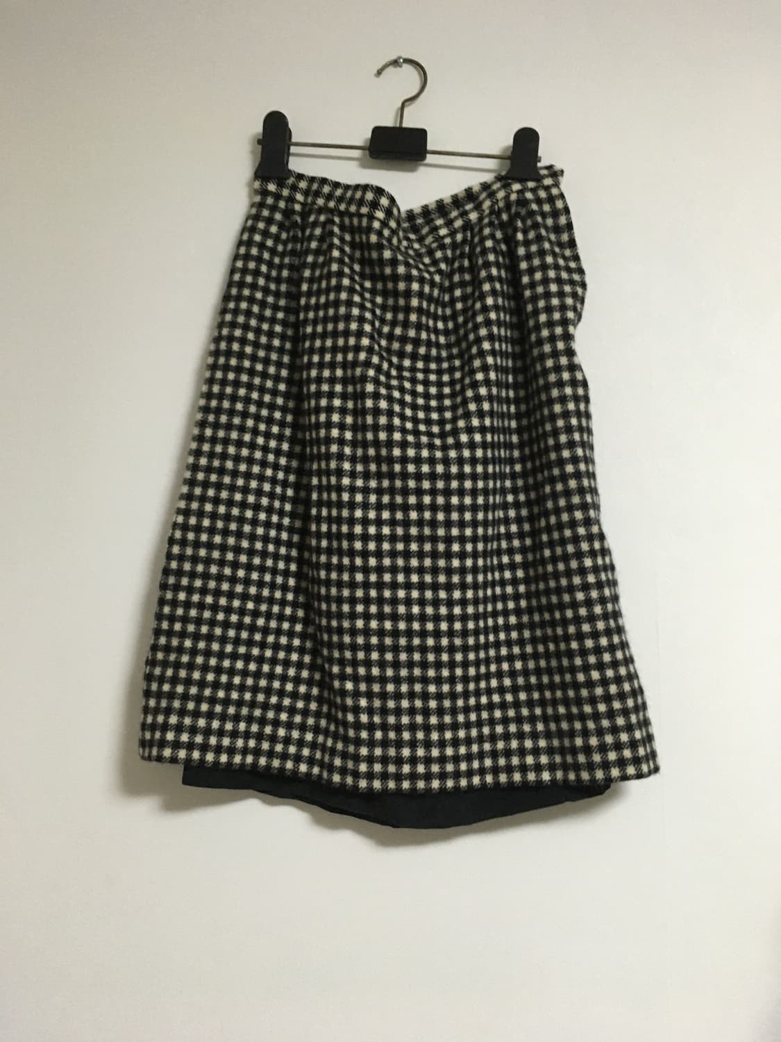 일제 빈티니 체크 미디 스커트 상품이미지2