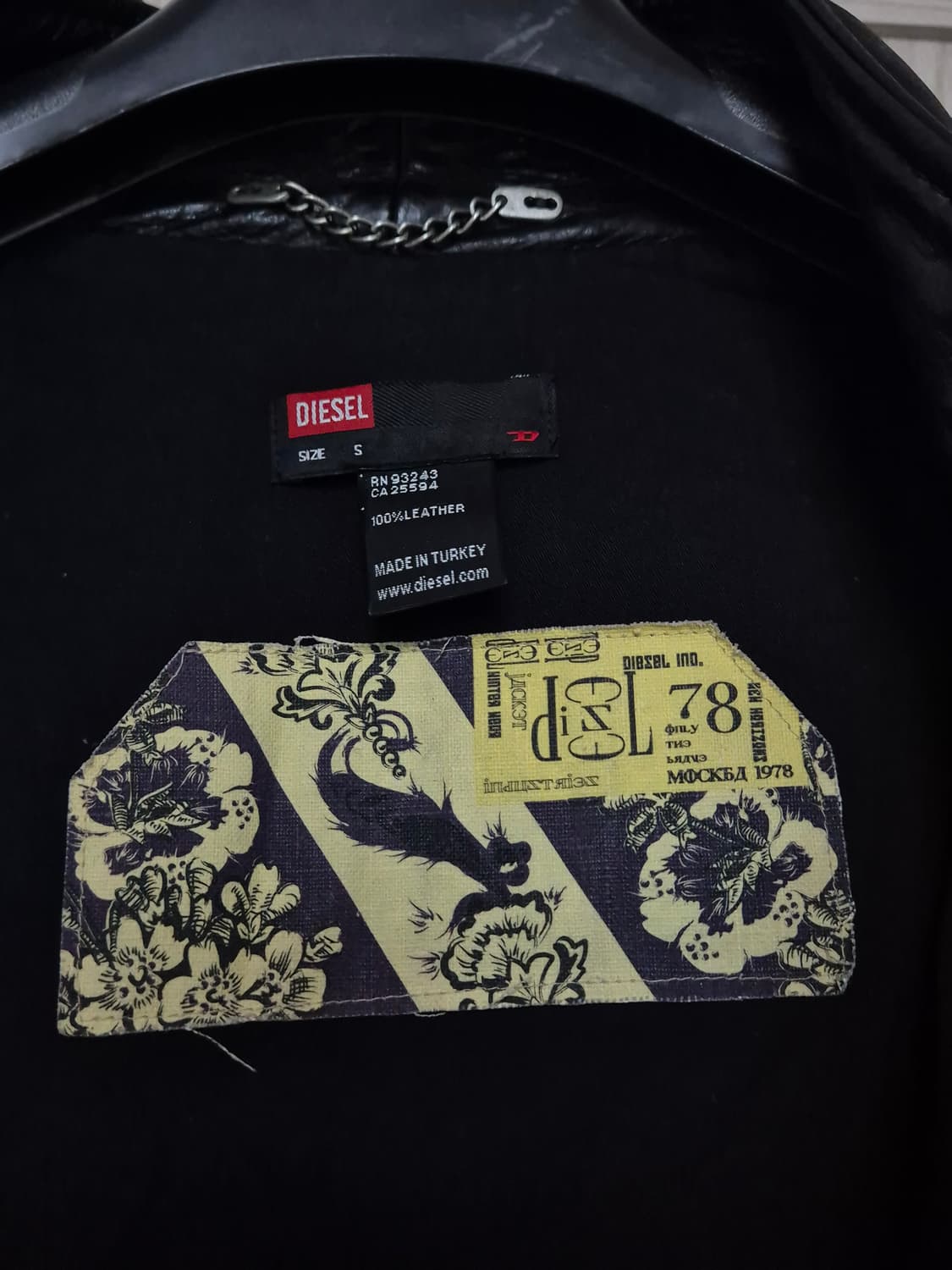 디젤 양가죽 라이더자켓*가죽전용세탁완료* 상품이미지6