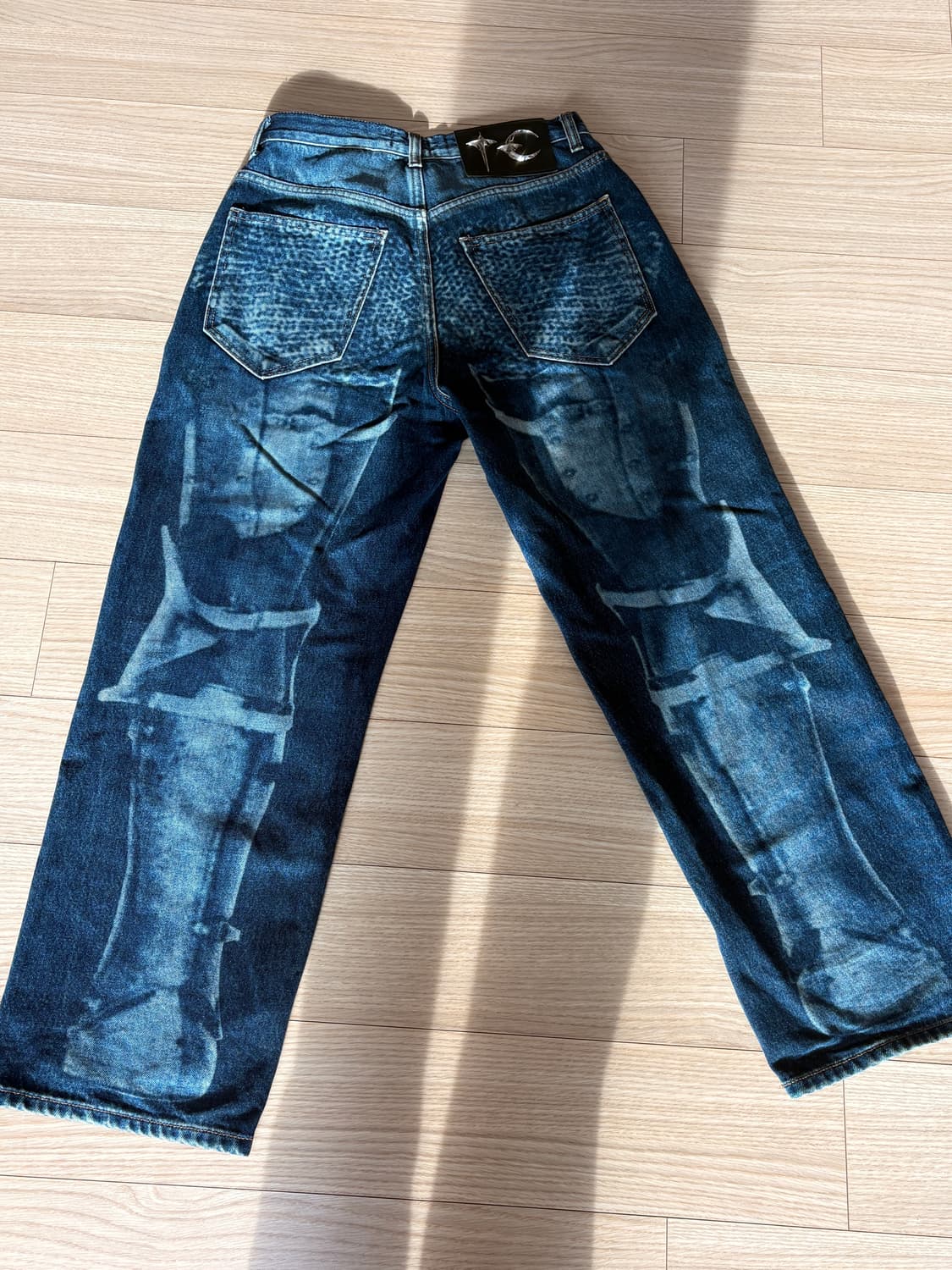 떠그클럽 워리어 데님 팬츠 (1사이즈) 상품이미지4