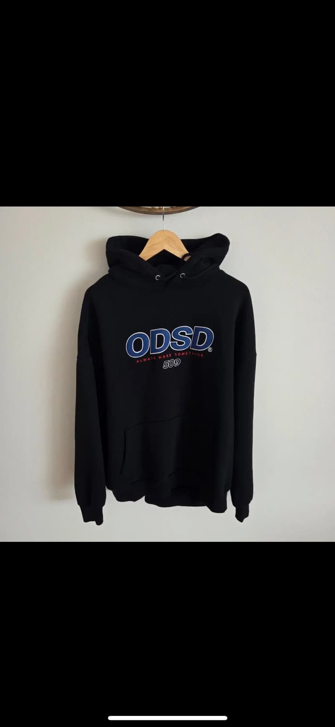 오드스튜디오 ODSD 로고 후드티 블랙 L 상품이미지1