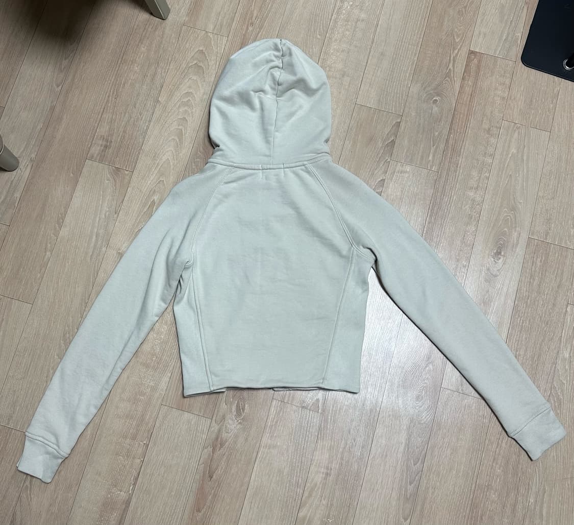 웰빙익스프레스 fitted crop zip up beige 상품이미지4