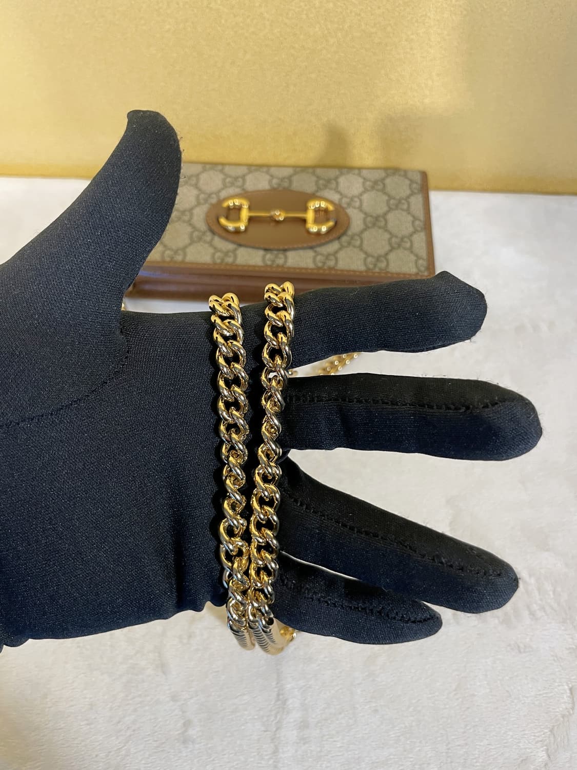 구찌 홀스빗 1955 체인 미니 지갑 크로스백 상품이미지2