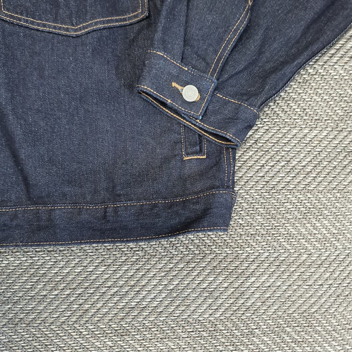 멜란지마스터 오버핏 데님 청바켓 남자110 상품이미지4