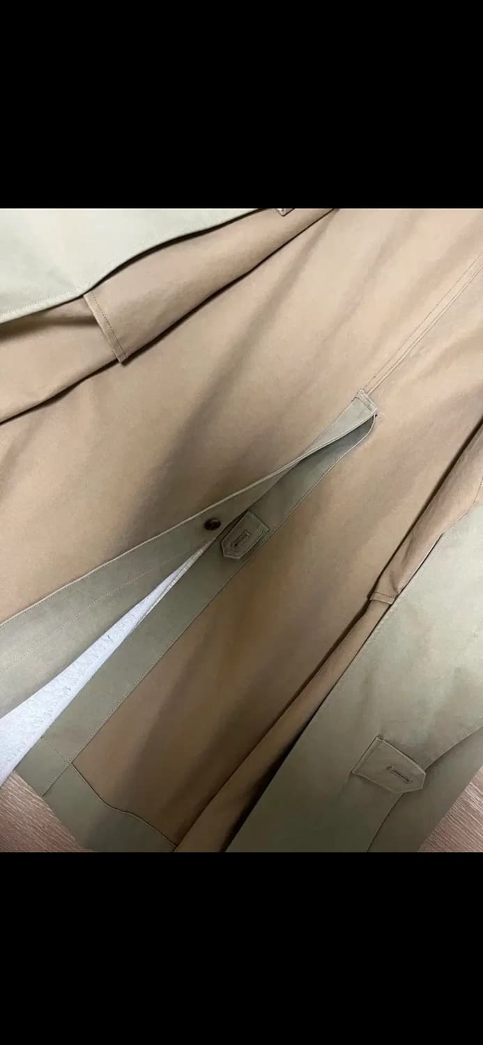 피그벨 트렌치코트 2사이즈 카키 컬러 상품이미지4