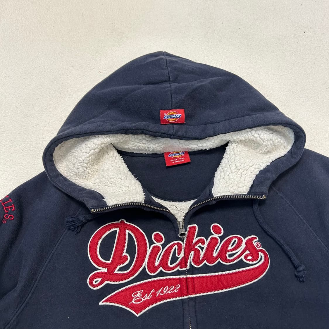 Dickies Navy Fleece Hoodie Zip-up 상품이미지6
