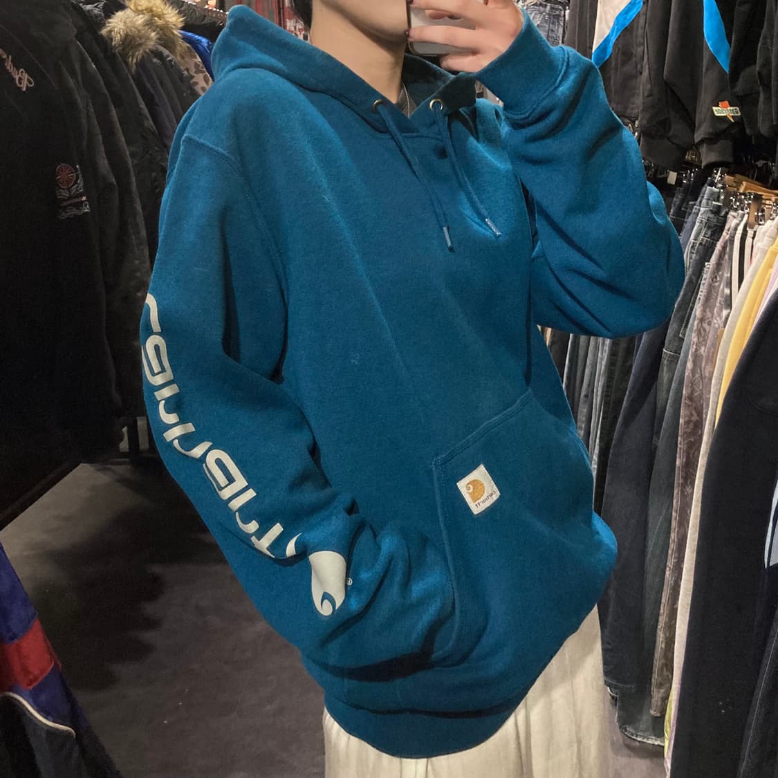 [IM]칼하트 후드티 틸그린 상품이미지5