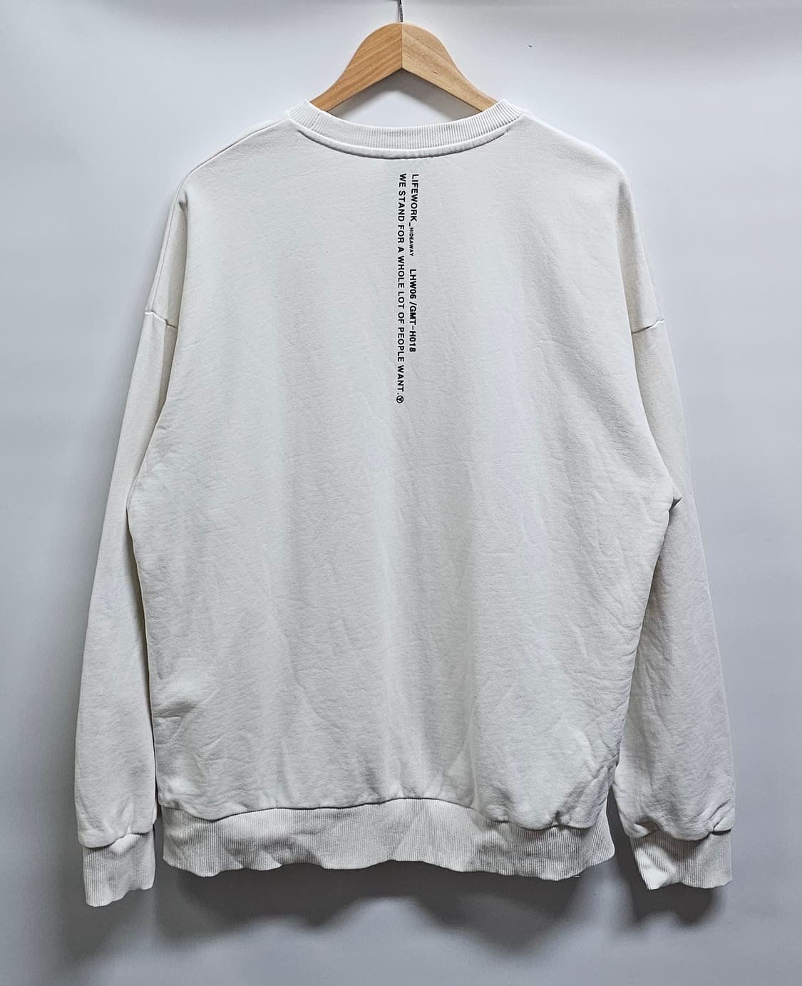 라이프워크 맨투맨 M 상품이미지2