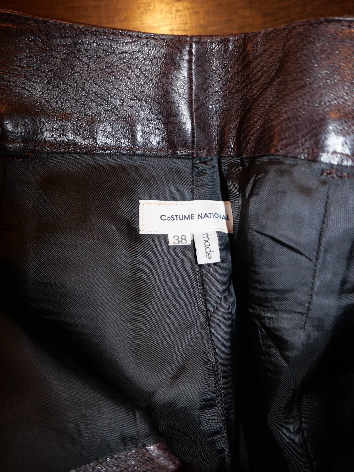 90s Costume National leather pants 상품이미지3