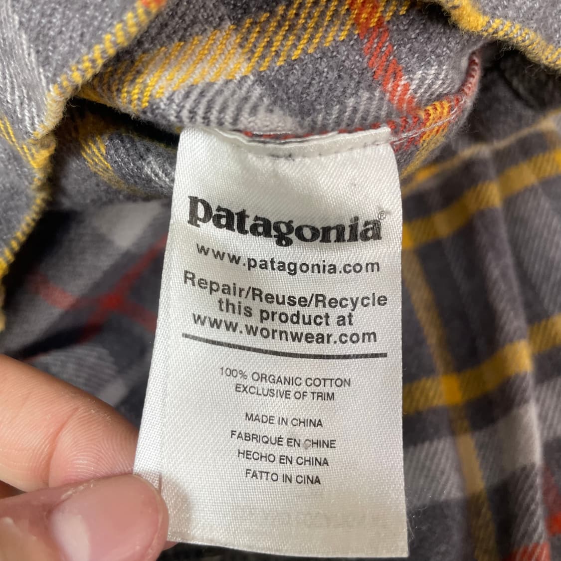 파타고니아 투포켓 피오르드 플란넬 셔츠 XS 상품이미지5