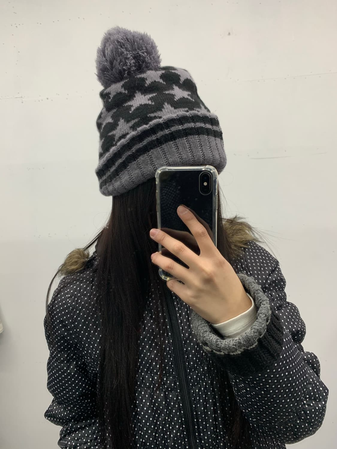 Y2k 별 폼폼이 비니 상품이미지1