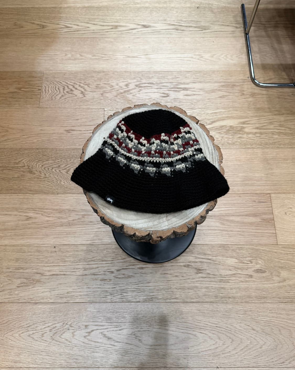 스투시 블랙 페어아일 버킷햇  상품이미지2