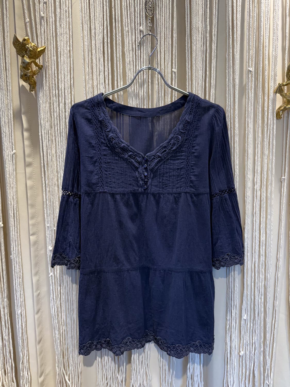 Crochet Lace Blouse 0062 상품이미지2