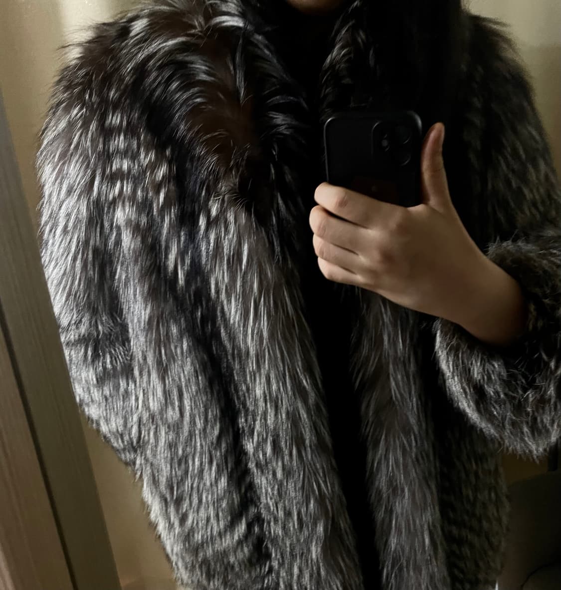 SAGA FOX 사가폭스 일본 여우 퍼 코트 자켓 헤비 빈티지 모피 상품이미지3