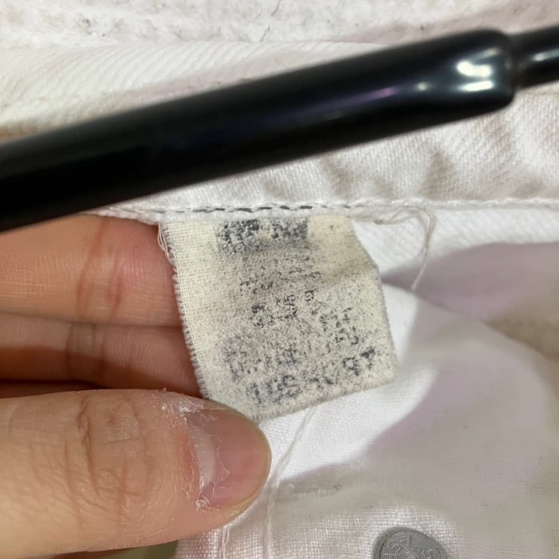 리바이스 화이트 오렌지탭 데님팬츠 상품이미지7