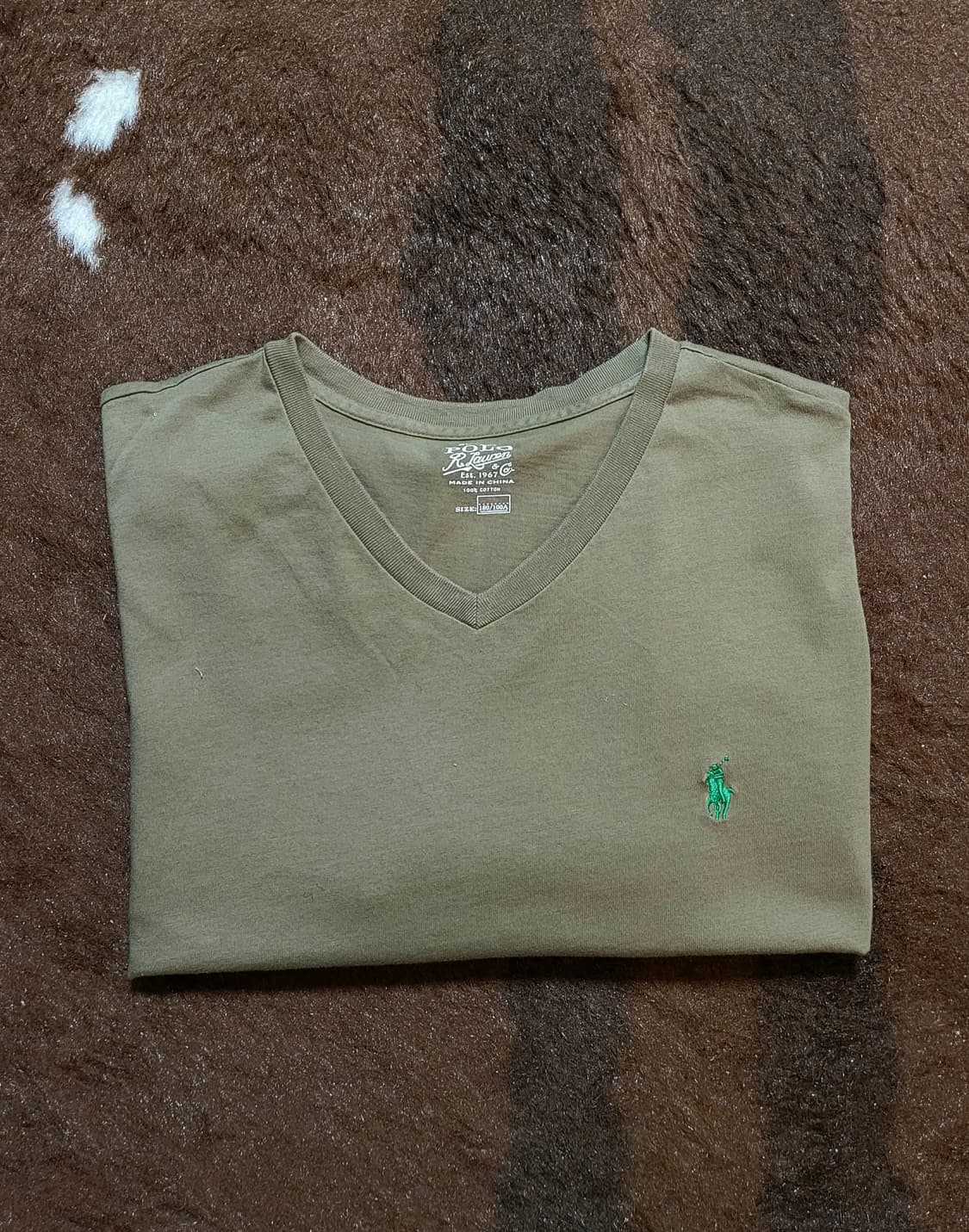 폴로 랄프로렌 브이넥 반팔 티셔츠(L) 상품이미지1