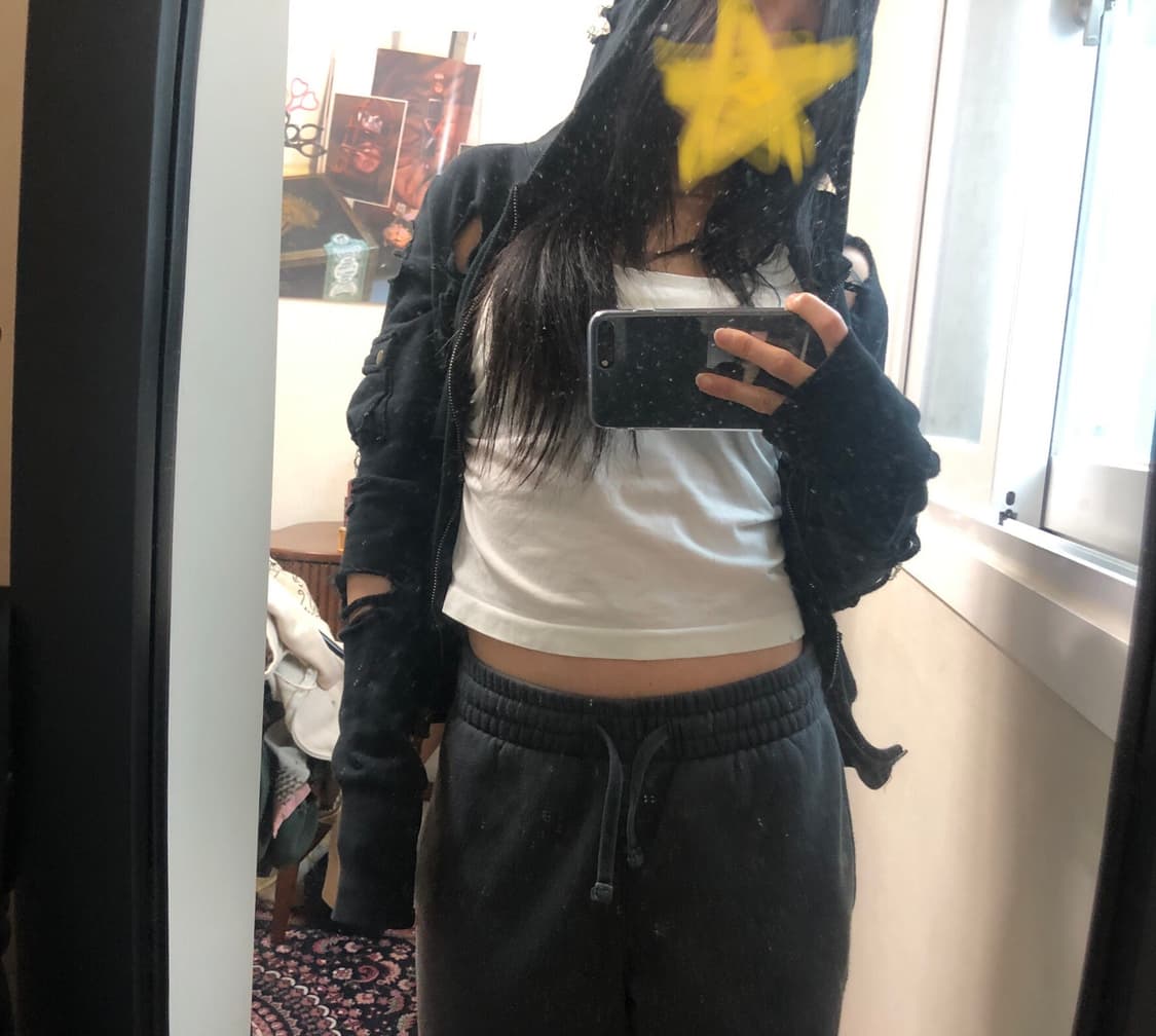 damage destroyed hood zipup 상품이미지8