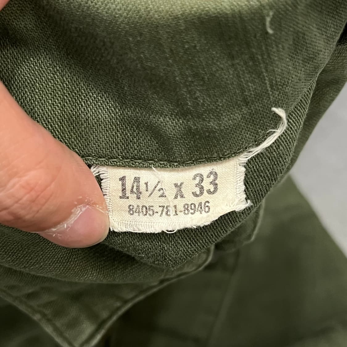 U.S. ARMY OG-107 퍼티그 셔츠 y18072 상품이미지6
