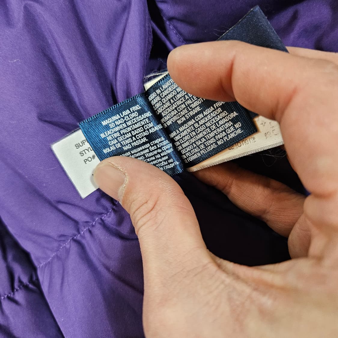 폴로 랄프로렌 걸즈 리버시블 덕다운 패딩 베스트 L size 상품이미지10