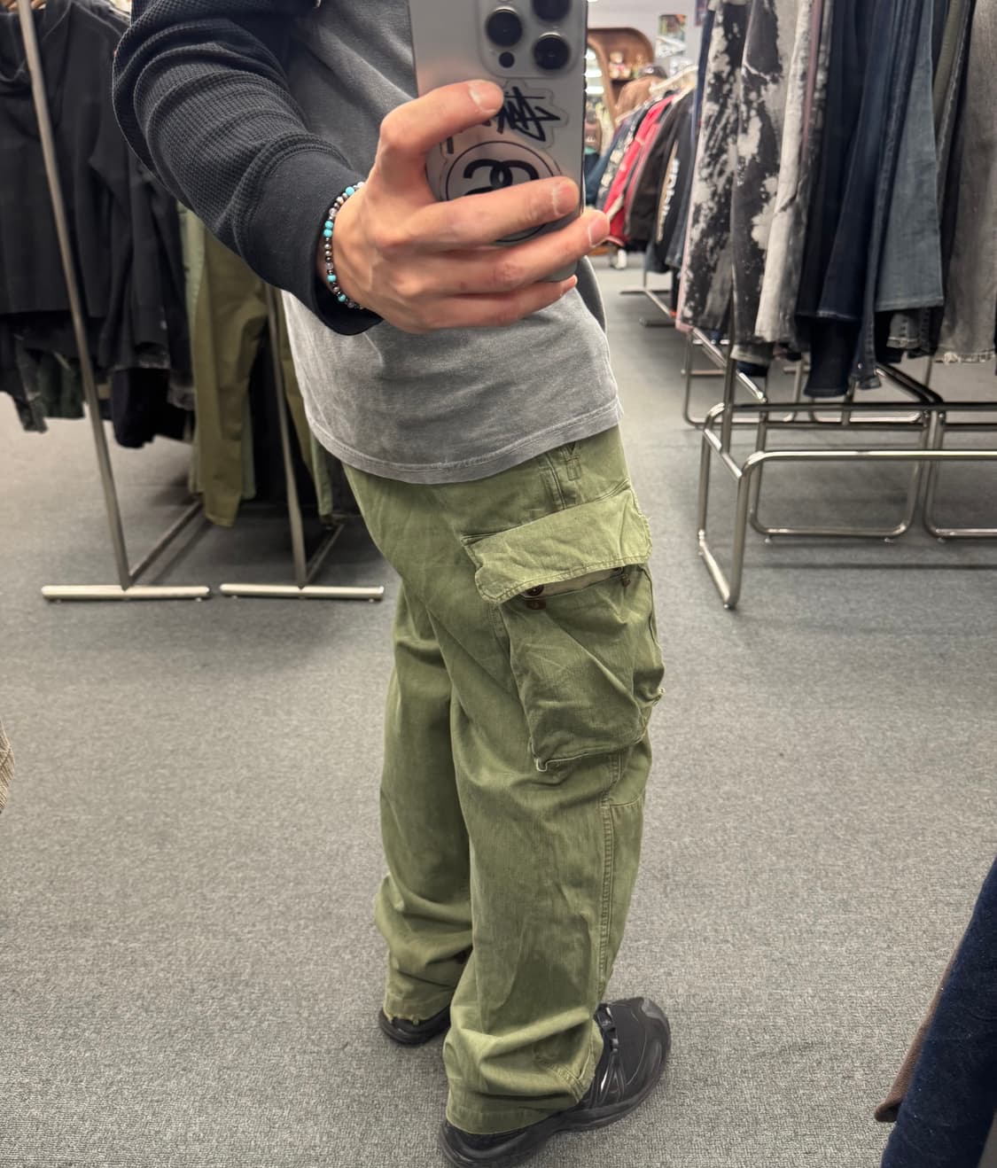 OS)Military vintage French Army M-47 팬츠 상품이미지1